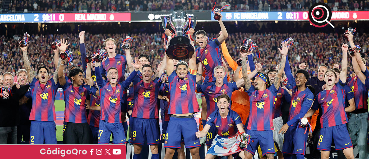 Barcelona derrotó 2-0 al Real Madrid en el Clásico Español