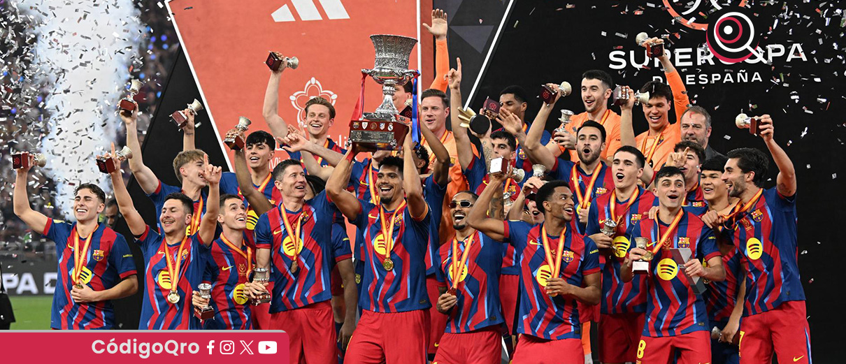 Barcelona vence al Real Madrid y leventa la Supercopa