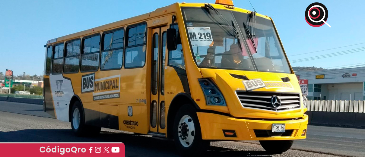 ruta gratuita, Peñuelas, obras, dren, Querétaro, autobús, Qrobus,
