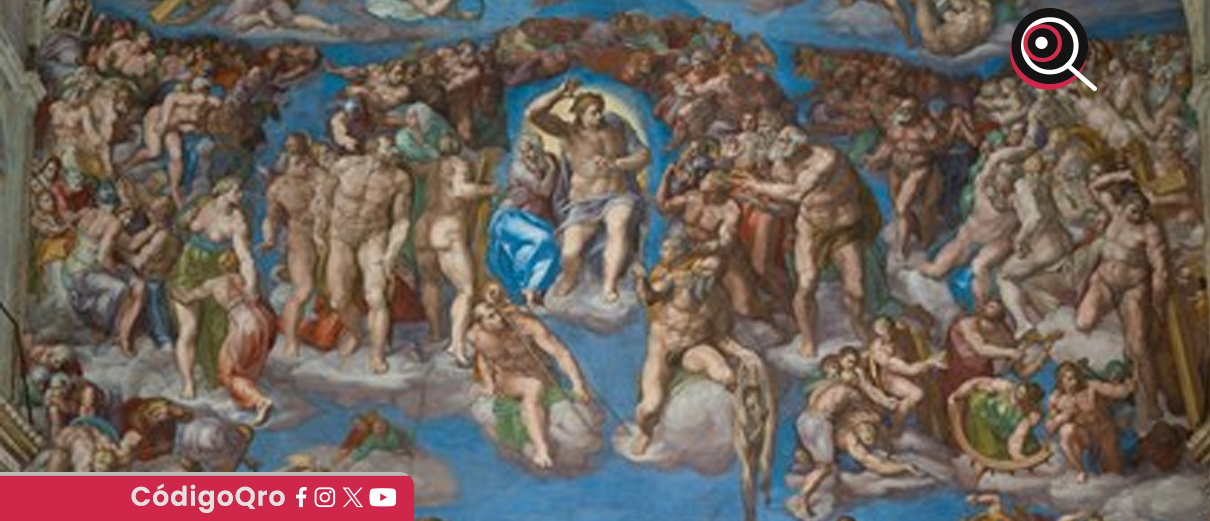 El Vaticano limpia el sudor de millones de turistas del 'Juicio Final' de la Capilla Sixtina