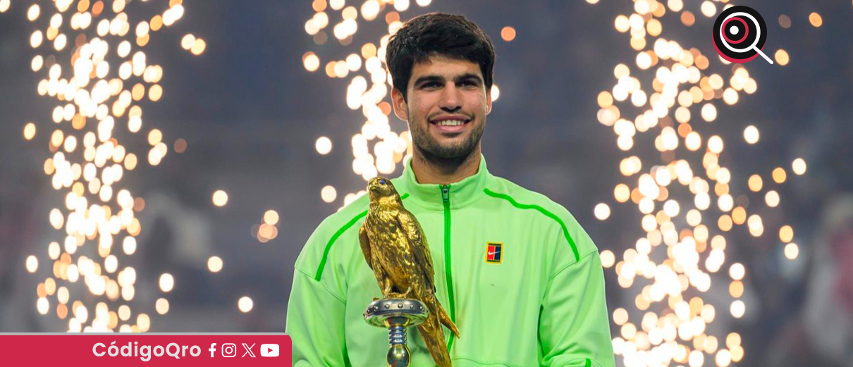 ¡Imparable! Carlos Alcaraz gana el ATP 500 de Doha