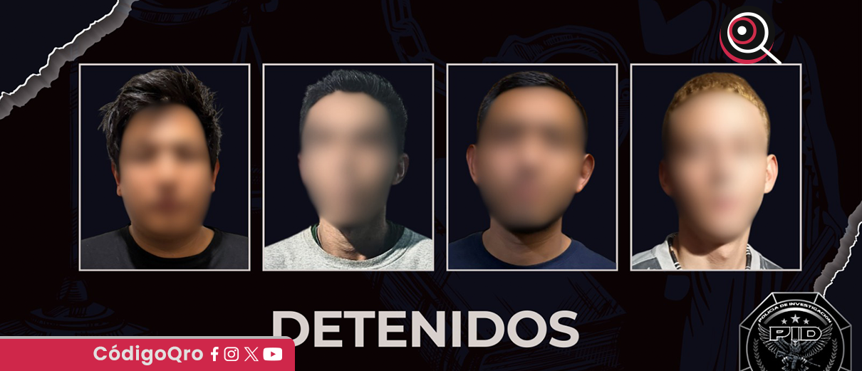 detienen, 4 personas, delitos sexuales, violencia familiar, violencia de género,