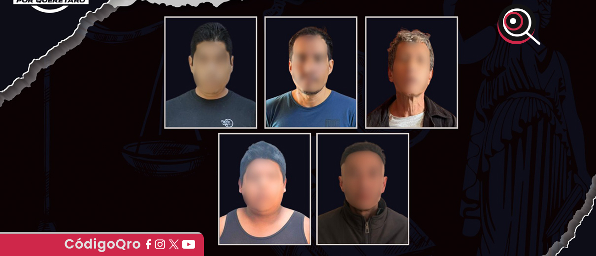 Cateos en Querétaro dejan 5 detenidos por delitos contra la salud