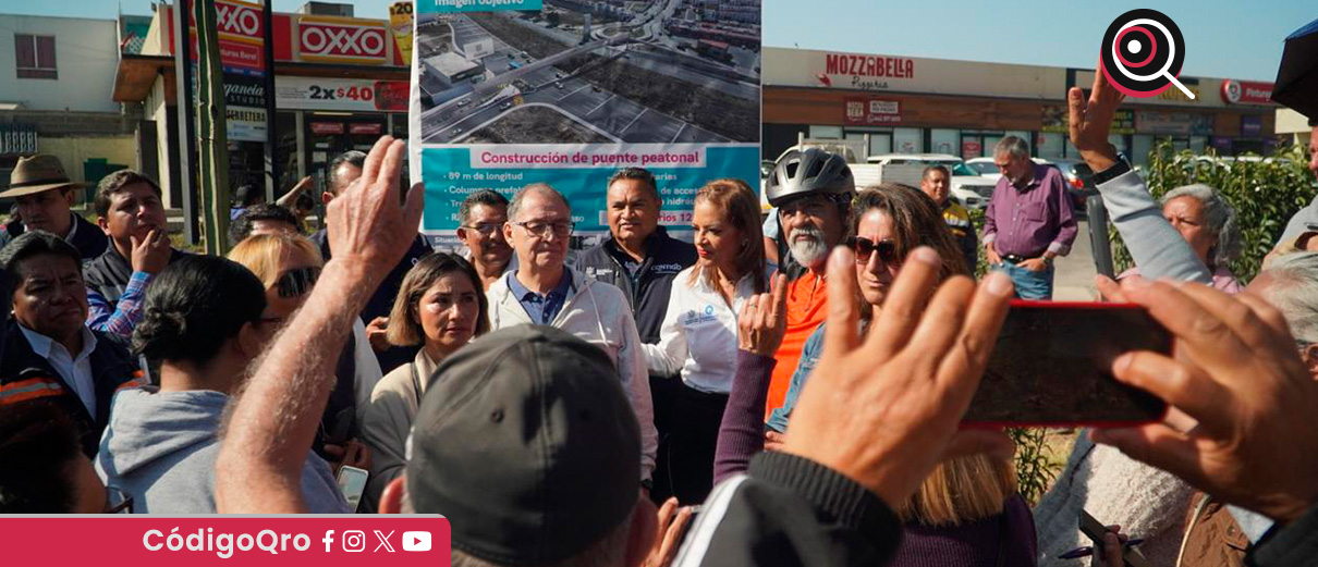 Integran comité ciudadano para puente peatonal en Junípero Serra