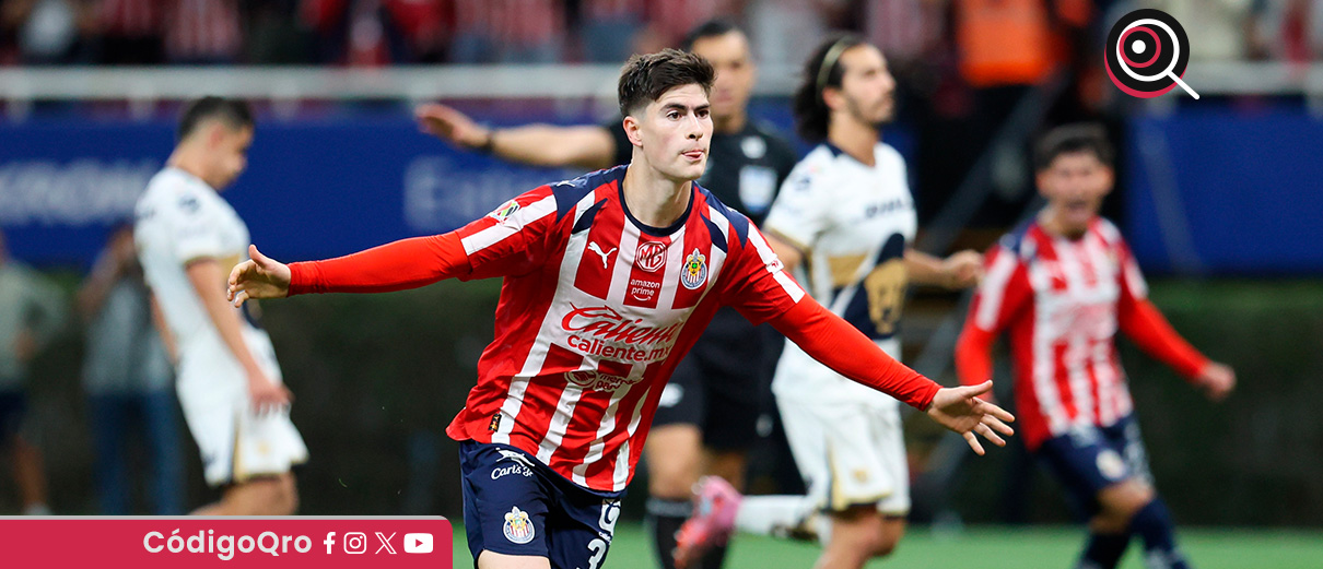 Chivas rescata un agónico empate frente a Pumas