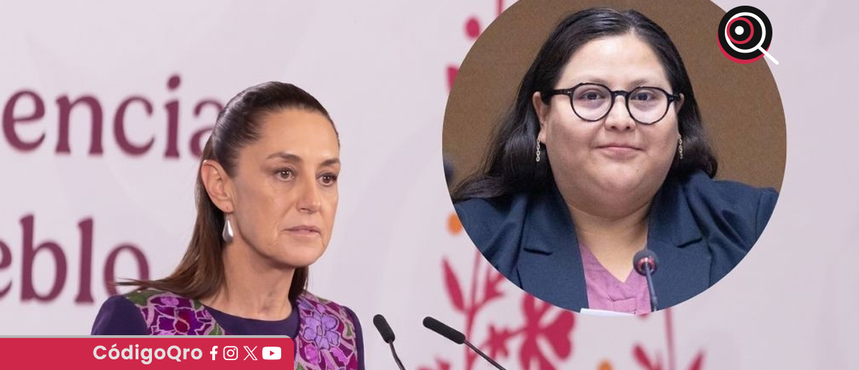 Citlalli Hernández y Claudia Sheinbaum