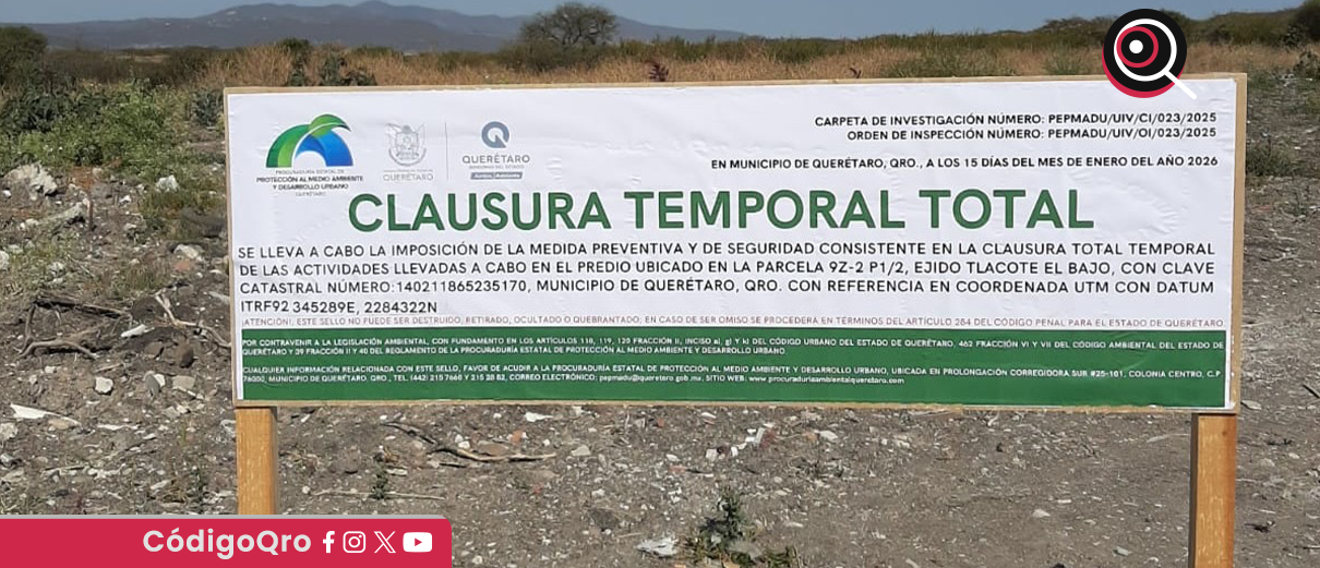 PEPMADU clausura tiradero clandestino en la colonia Ciudad del Sol