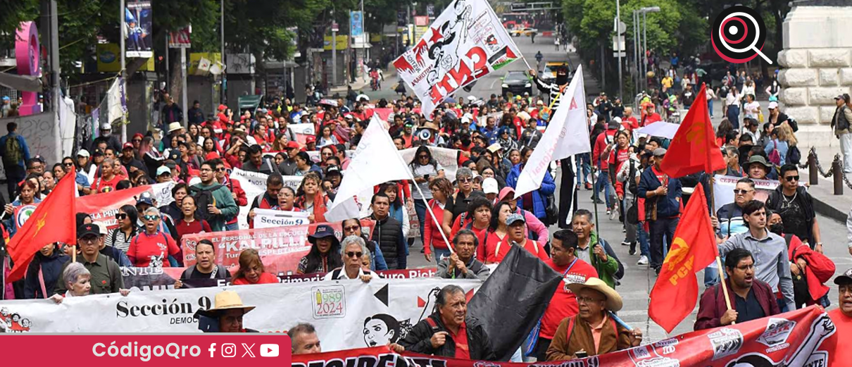 CNTE, protestas, CDMX, gobierno federal, mesas de diálogo,