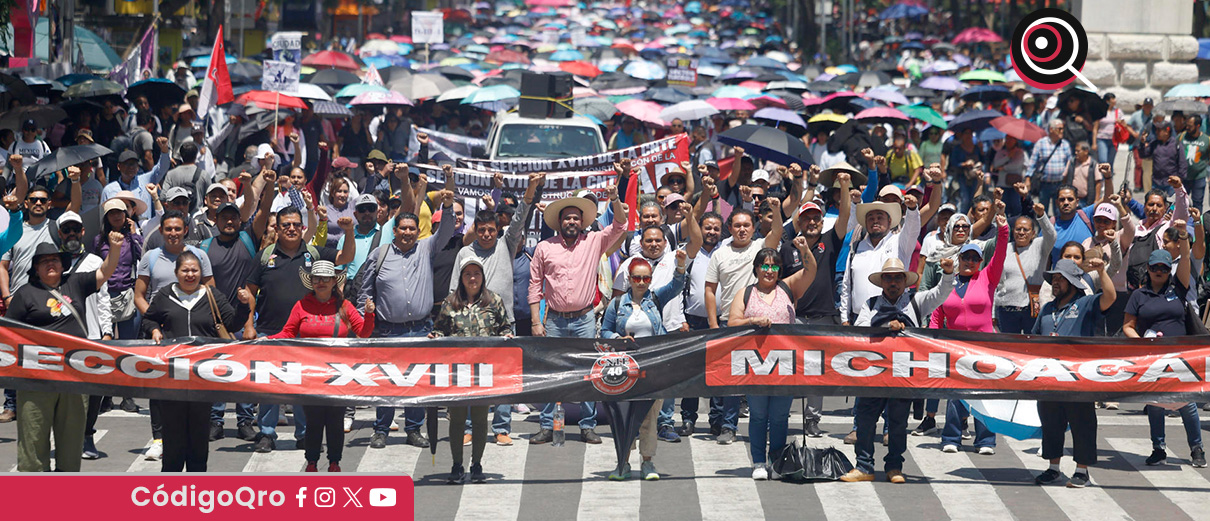 CNTE anuncia paro indefinido rumbo al Mundial de Futbol