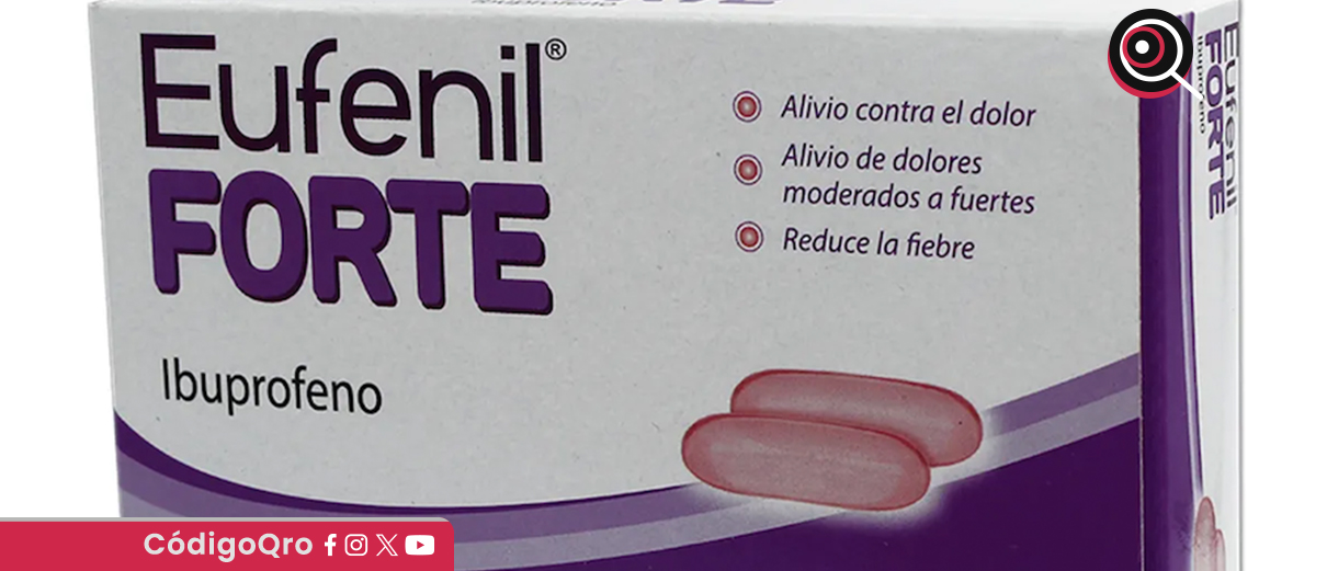 Cofepris emite alerta sanitaria por robo de EUFENIL FORTE