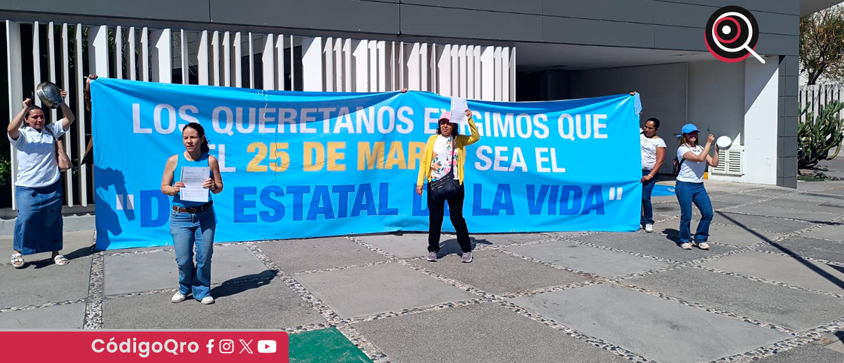 Colectivo exige aprobación del Día Estatal de la Vida