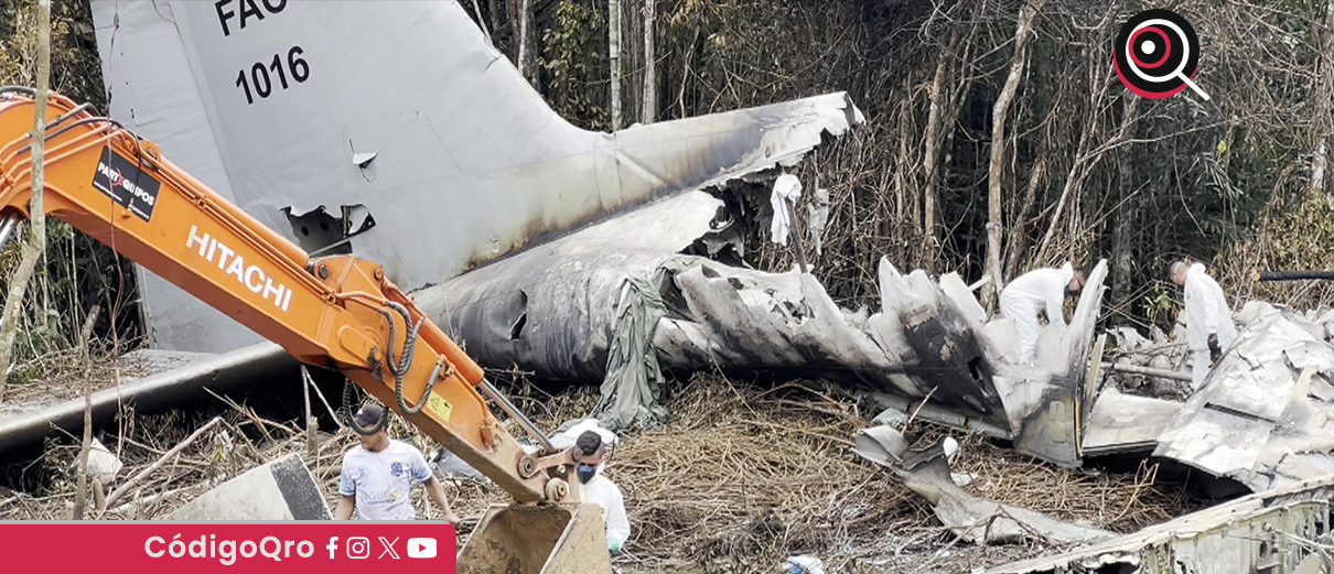 Colombia investiga desplome de avión militar que dejó 69 muertos