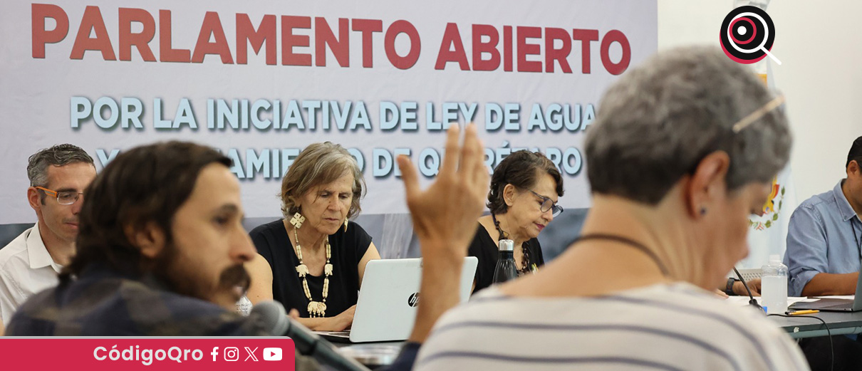 Activistas y académicos participaron en la segunda sesión del Parlamento Abierto aerca de la nueva Ley de Aguas