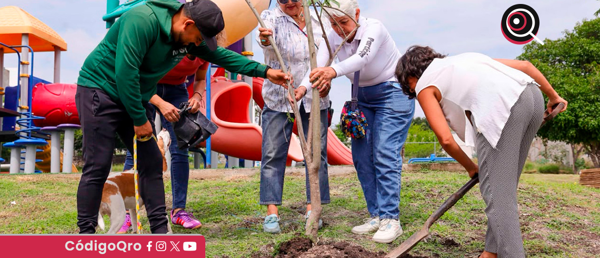 El municipio de Corregidora celebró el Día del Árbol