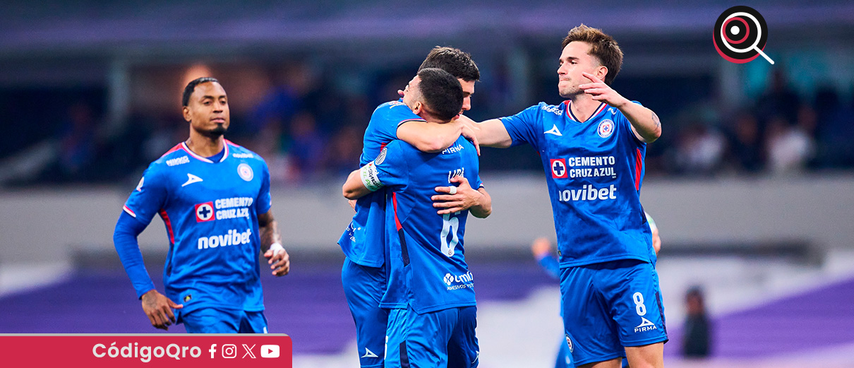 Cruz Azul goleó 4-1 al Necaxa en el cierre del torneo regular