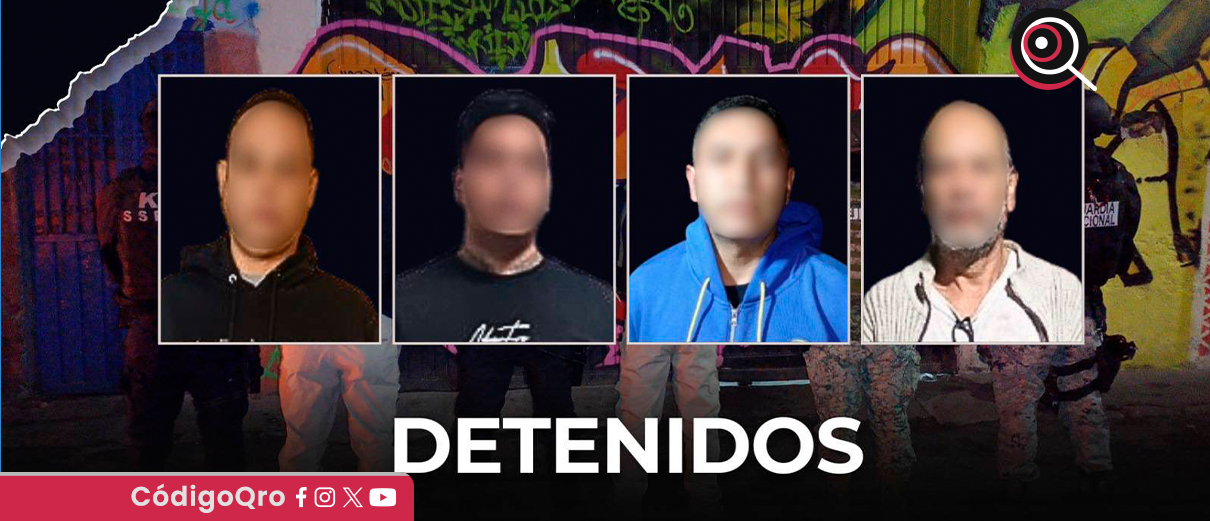 Detienen a cuatro personas, tras cateos simultáneos en San Francisquito