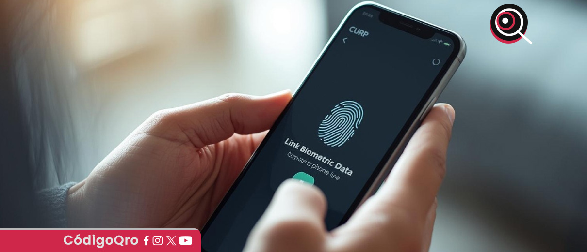 CURP, línea telefónica