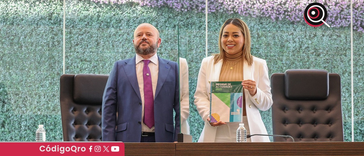 El titular de la DDHQ, Javier Rascado Pérez, rindió su informe anual ante el Congreso Local