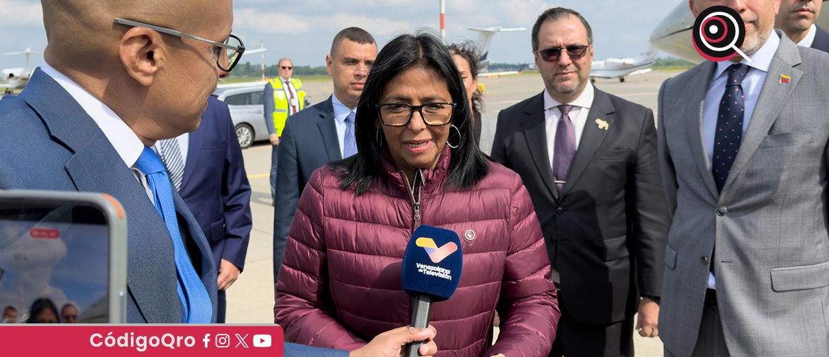 La presidenta encargada de Venezuela, Decy Rodríguez, viajó a La Haya