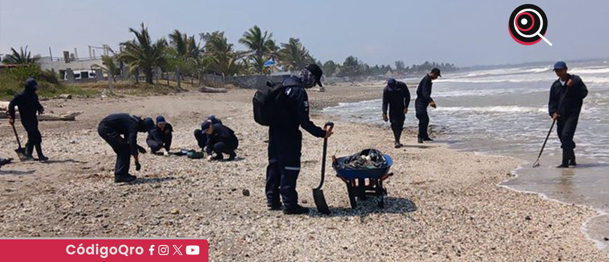 Pemex, separa, tres funcionarios, cargo, derrame, Golfo de México,
