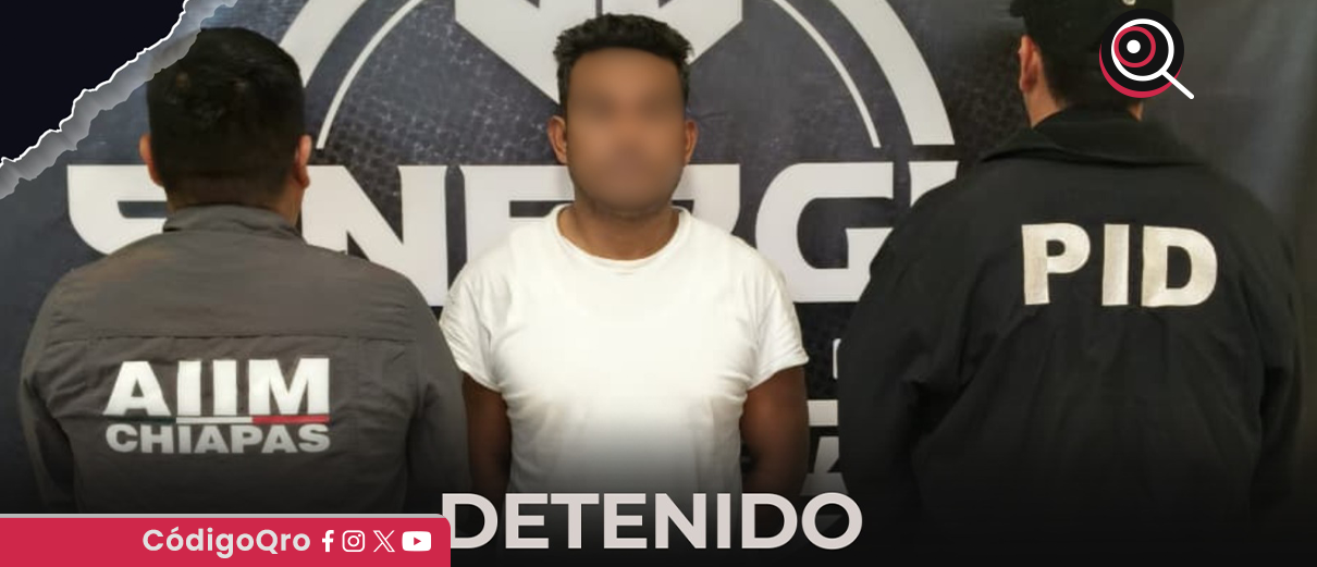 En Querétaro, detienen a un hombre por robo con violencia cometido en Chiapas
