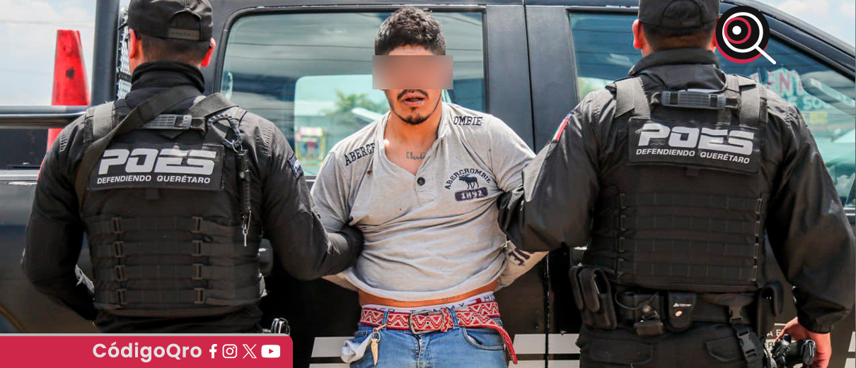 En Santa Rosa Jáuregui, Poes asegura sustancias ilícitas y detiene a un hombre