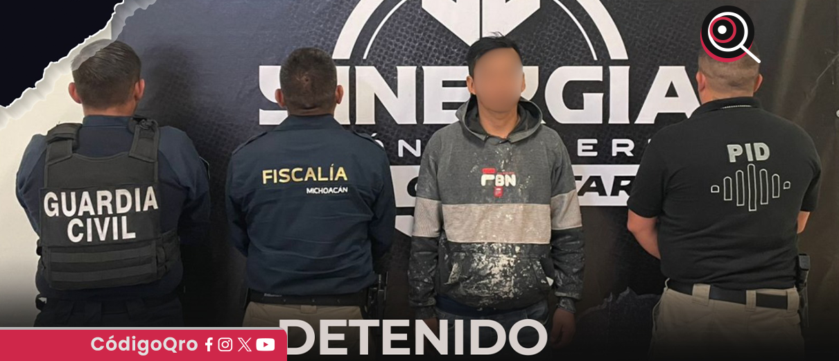 detienen, Abel "N", feminicidio, Michoacán,