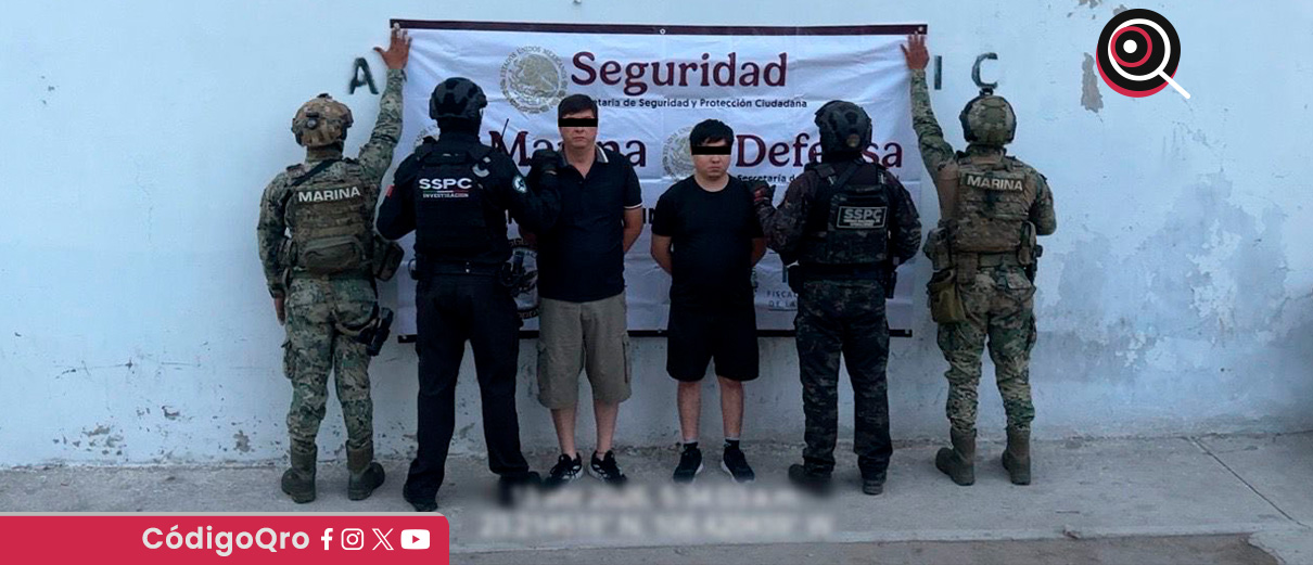 Fuerzas federales capturaron a dos integrantes de Los Chapitos, facción del Cártel de Sinaloa