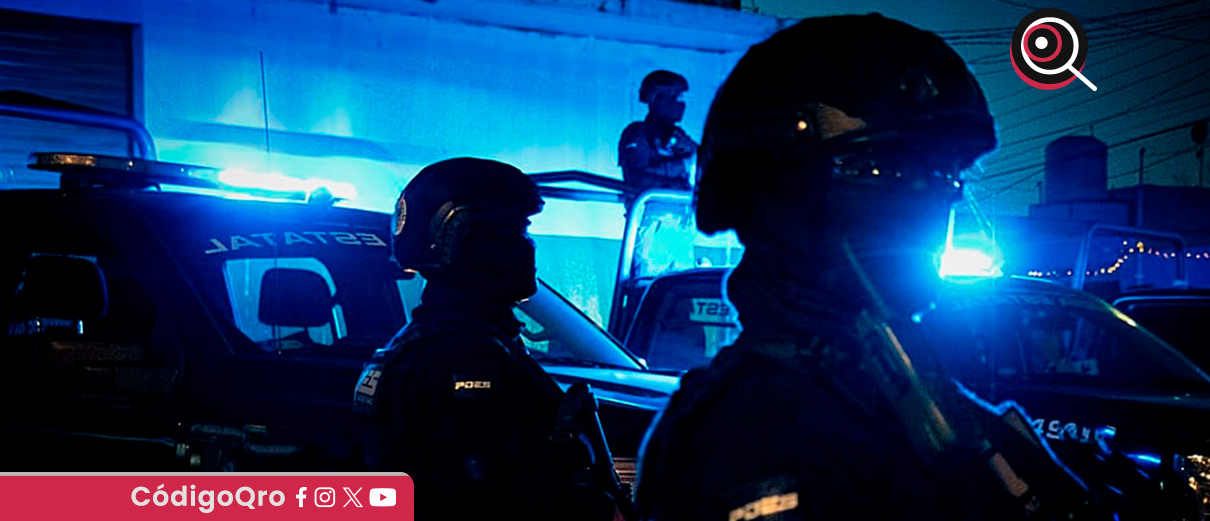 La Policía Estatal detuvo a cuatro personas en el bulevar metropolitano Corregidora-Huimilpan