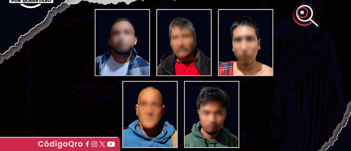Detienen a 5 durante cateos en la ciudad de Querétaro