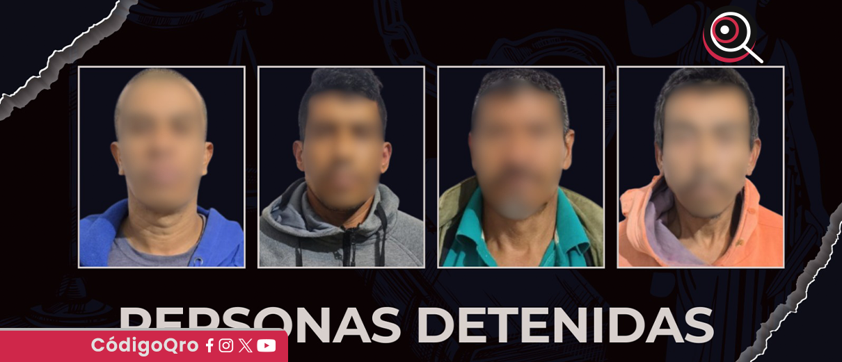 Tras 8 cateos simultáneos en Querétaro y Corregidora, detienen a 4 personas