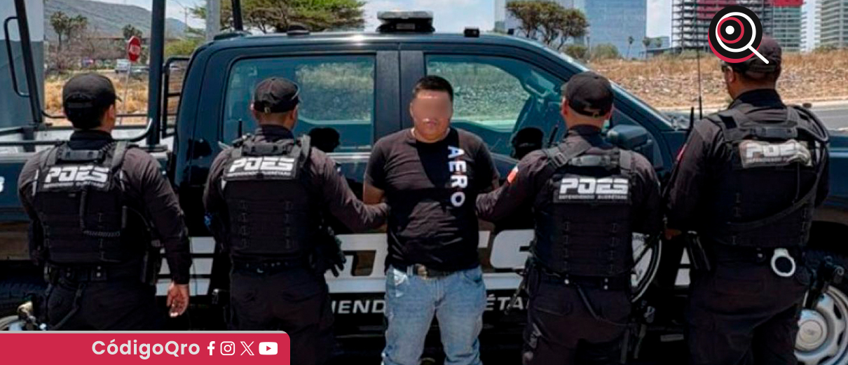 La Policía Estatal de Querétaro detuvo a un hombre por homicidio calificado en Veracruz