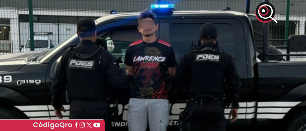 La Policía Estatal de Querétaro detuvo a un hombre por venta de arma en redes sociales