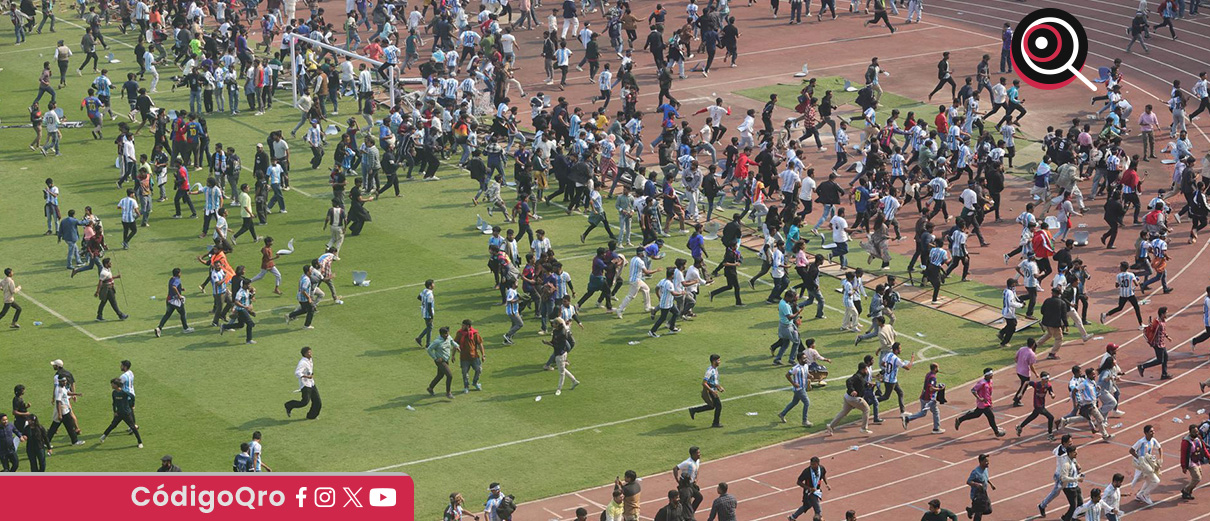 Visita de Lionel Messi a la India termina en un caos total