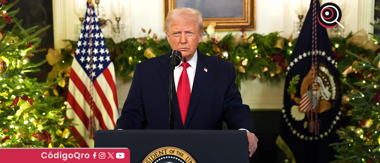 El presidente de Estados Unidos, Donald Trump, exageró los logros del primer año de su segundo periodo en la Casa Blanca