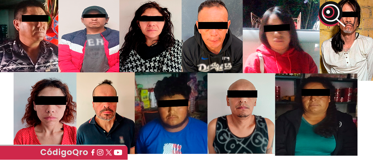 cateos, San Joaquín, Corregidora, detienen 11, armas,