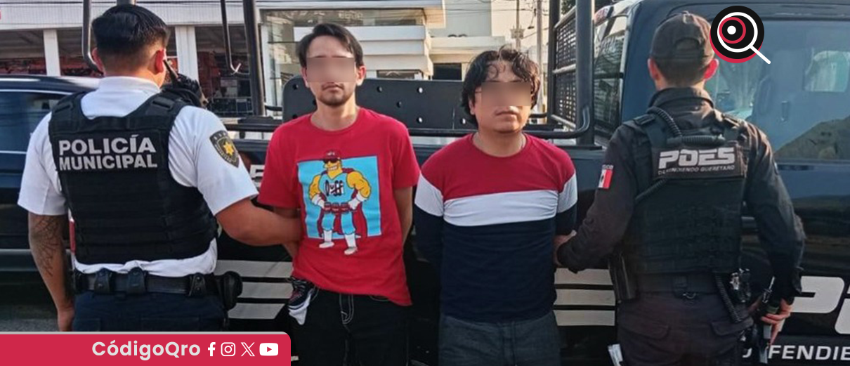 delitos contra la salud, detienen, dos personas, Av. Constituyentes,