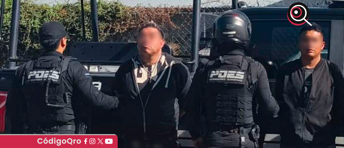 detienen, dos personas, robo a transporte, El Marqués,