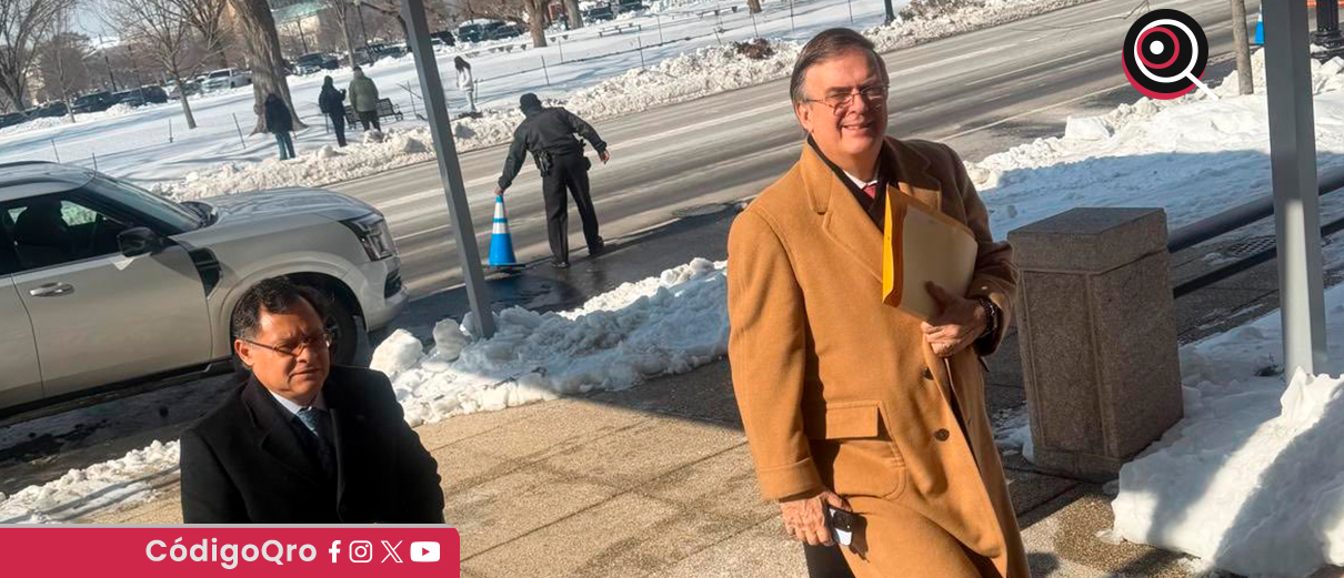 El secretario de Economía, Marcelo Ebrard, comenzó una gira de trabajo por Washington