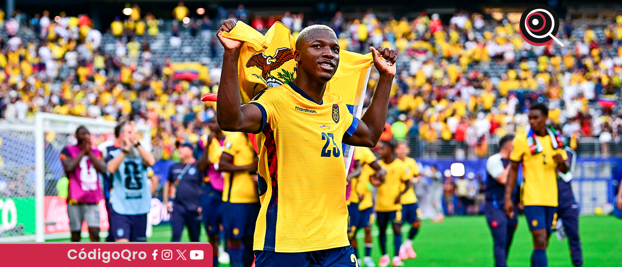 Ecuador vino de atrás para derrotar 2-1 a Alemania