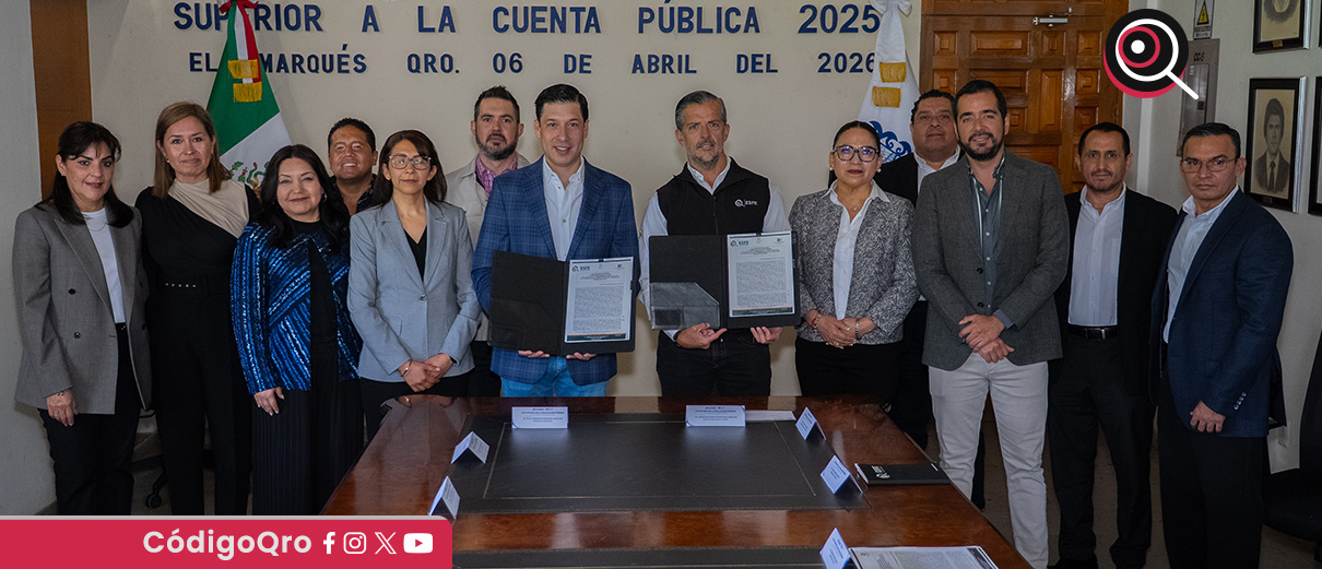 El Marqués firma acta de inicio de fiscalización de cuenta pública 2025