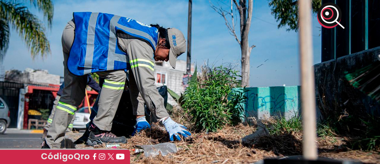 Realizan jornada integral de iimpieza en El Marqués