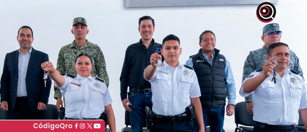 entrega, Monsalvo, nuevas patrullas, gimnasio policial,