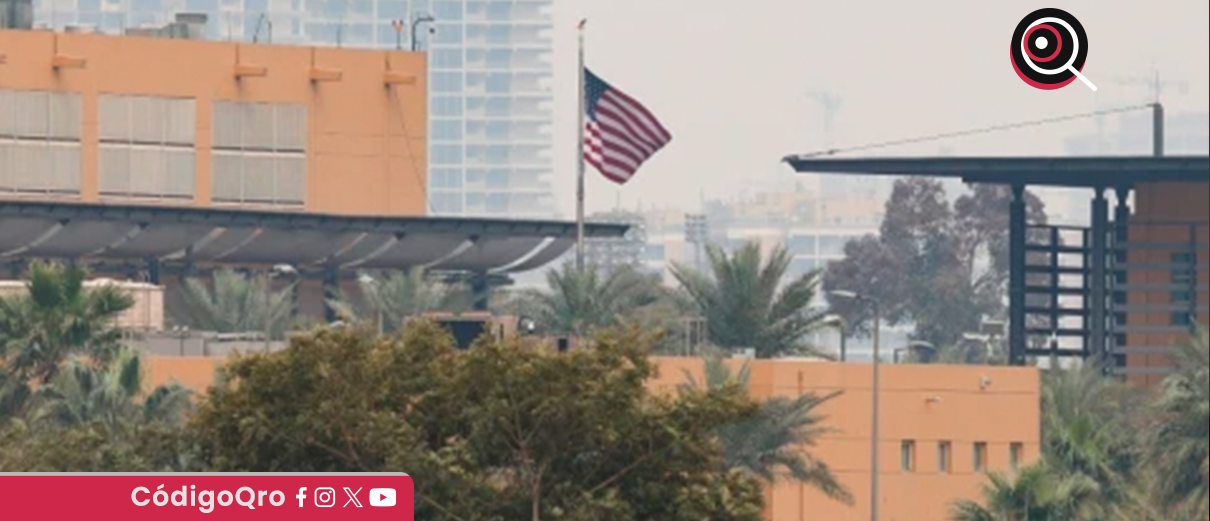 Embajada de EUA en Bagdad recibe un nuevo ataque aéreo iraní