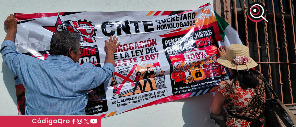 Profesores de Querétaro se sumaron a las movilizaciones de la CNTE