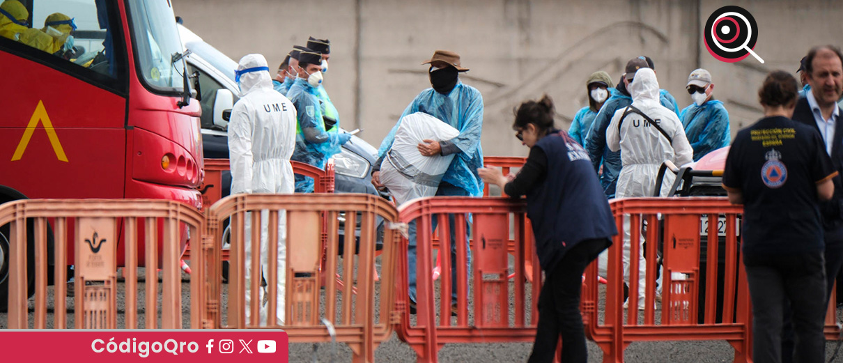 Tenerife recibió a 94 pasajeros del crucero MV Hondius afectado por un brote de hantavirus