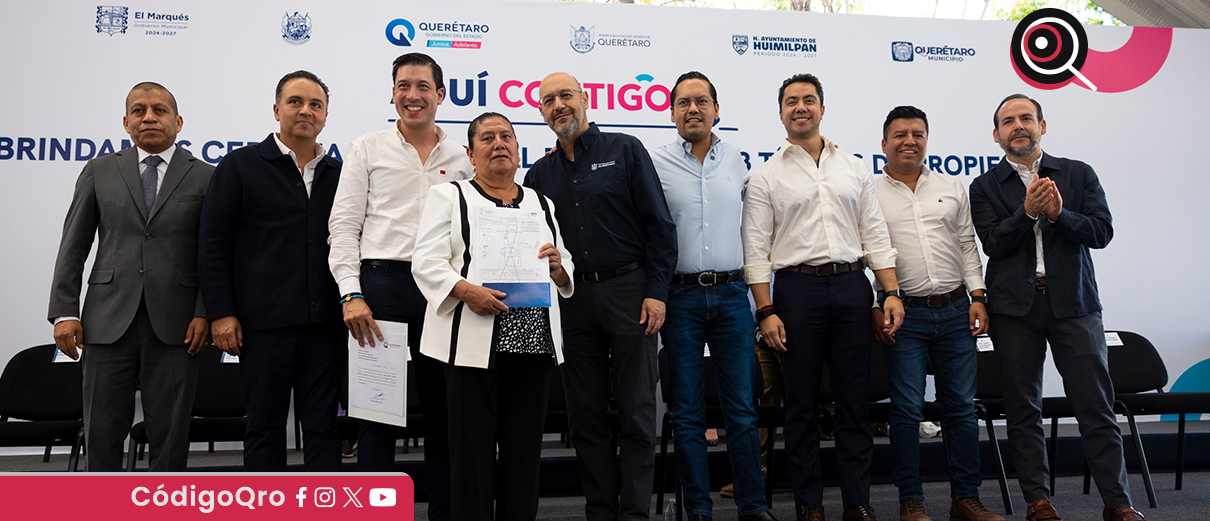 Autoridades estatales y municipales entregaron más de 400 títulos de propiedad