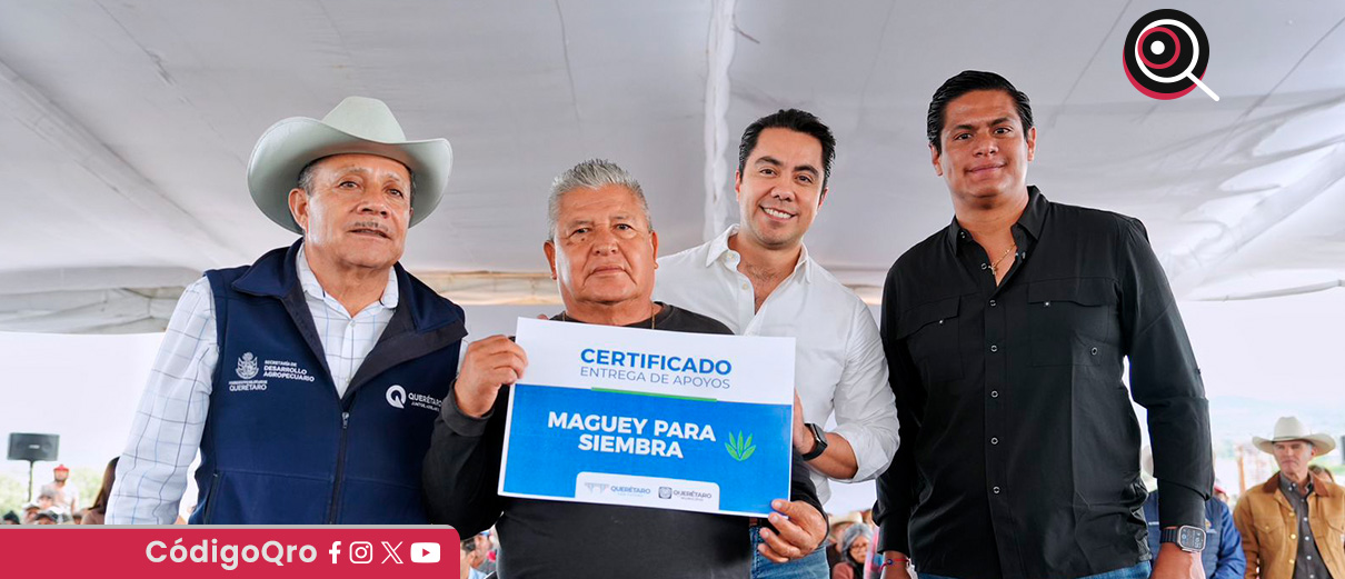 El municipio de Querétaro entregó apoyos a más de 550 productores agrícolas