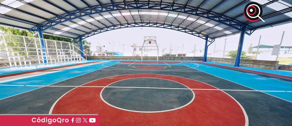 El presidente municipal de Querétaro entregó la nueva unidad deportiva en Santa María Magdalena