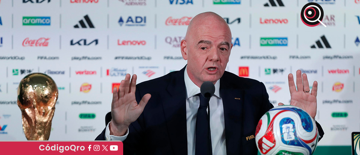 El presidente de la FIFA, Gianni Infantino, afirmó que no tiene injerencia en la política migratoria de Estados Unidos